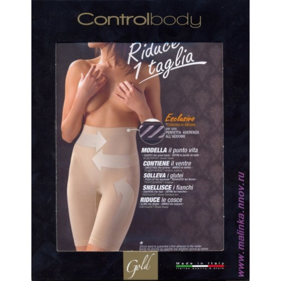 Intimidea Боди косет корректирующий Intimidea IM GUAINA CONTROL BODY GOLD