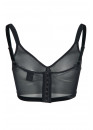 BRA LE JOURNAL INTIME "VELVET" WITH HOOKS (BLACK) Le Journal VELVET